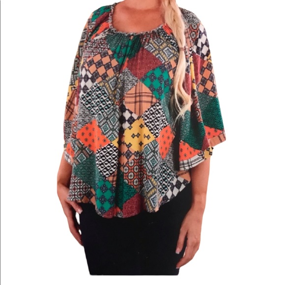Sacred Threads Tops - NWT.  Blouse L/XL by Sacred Threads.   221280.  CL/GR04
